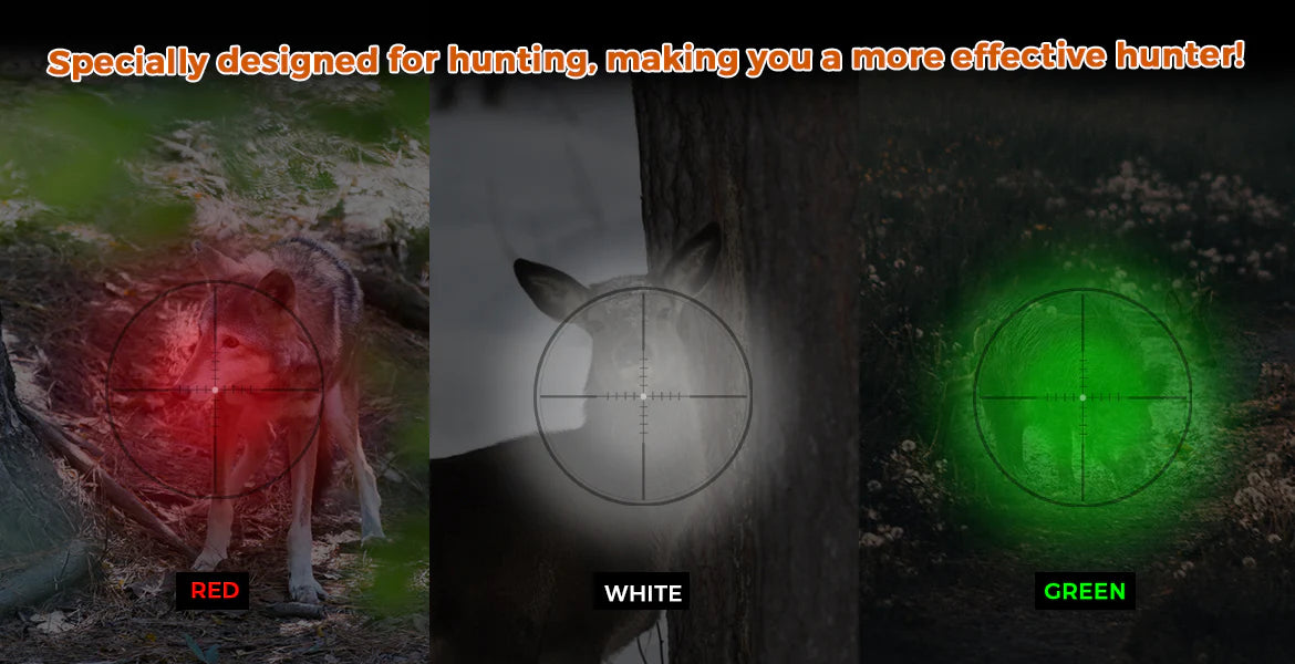 HL28 Headlamp with Ultra-long Battery Life ,White/Green/Red 0r White/IR Night Hunting Light