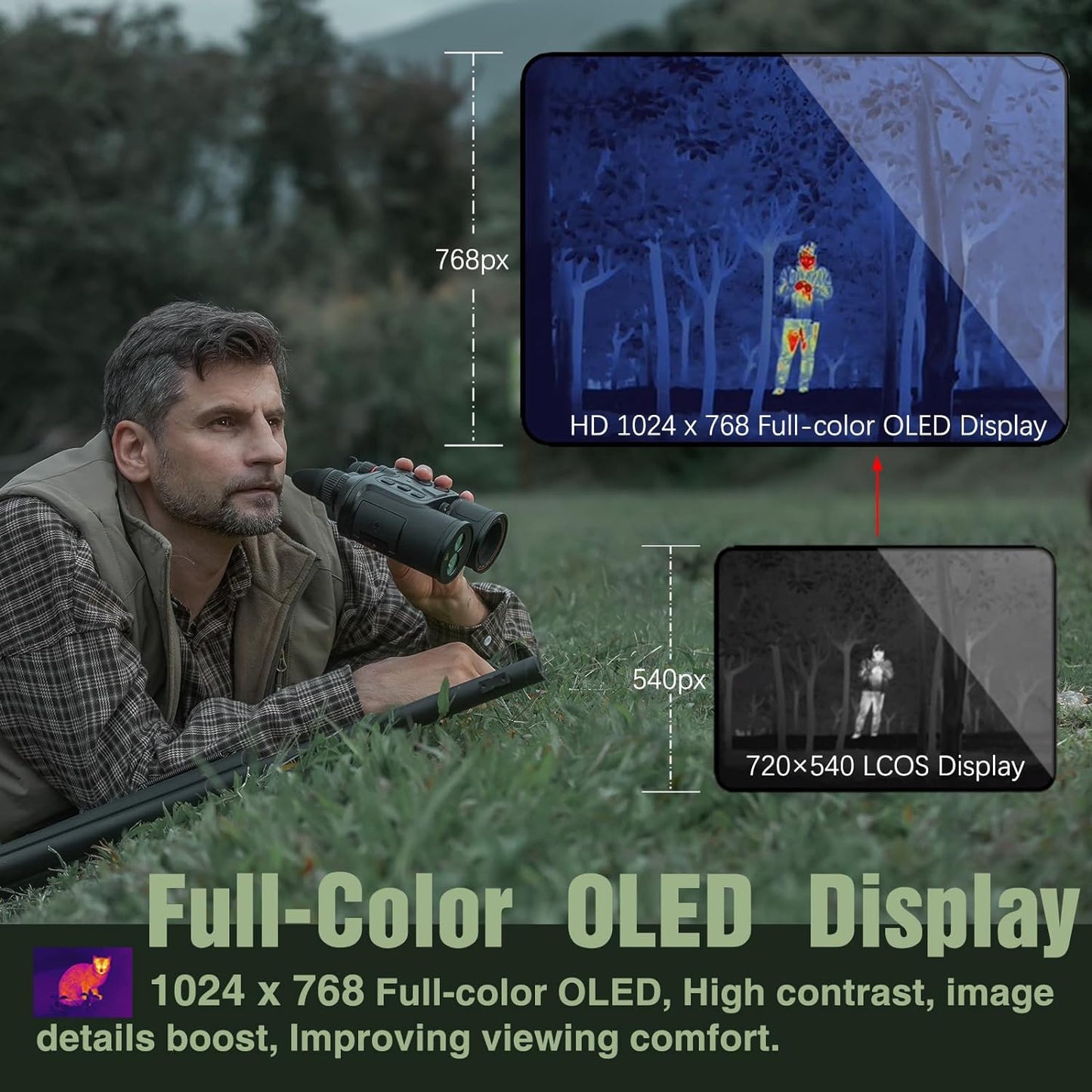 Thermal Imaging Binoculars with LRF