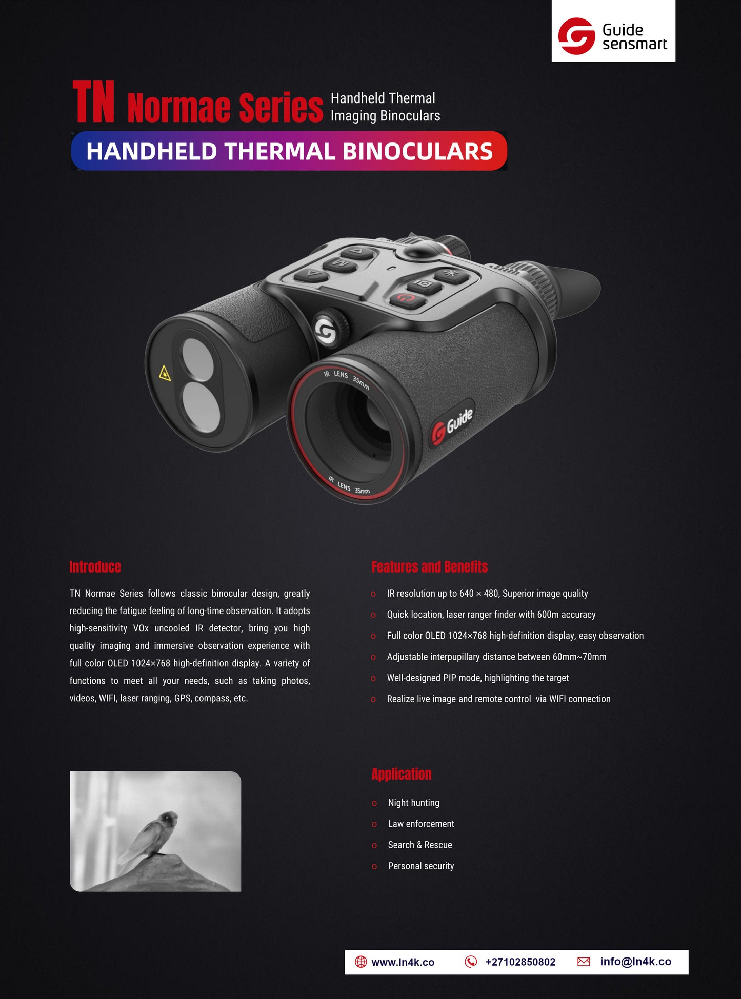 Thermal Imaging Binoculars with LRF